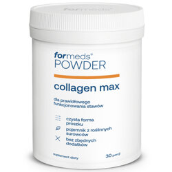 F-COLLAGEN MAX ForMeds 30 porcji Peptydy Kolagenowe Kwas Hialuronowy Wit C K2 D3